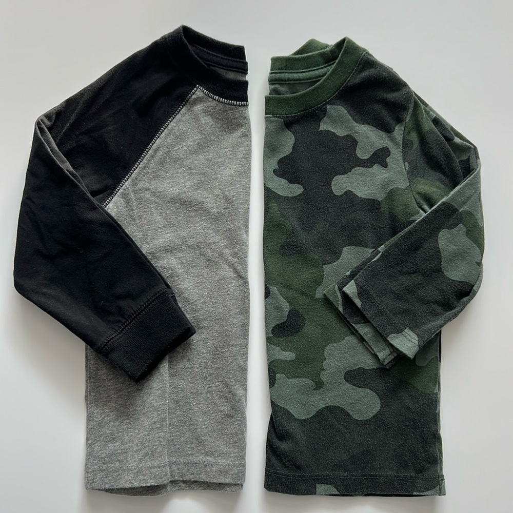 CAT & JACK long sleeve t-shirt bundle 18M